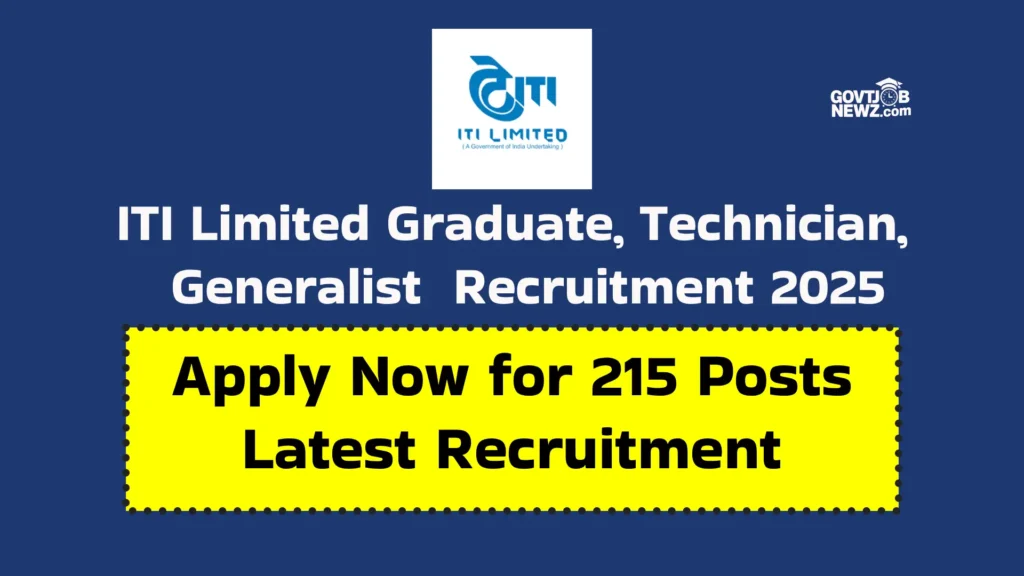 ITI Young Professional Recruitment 2025