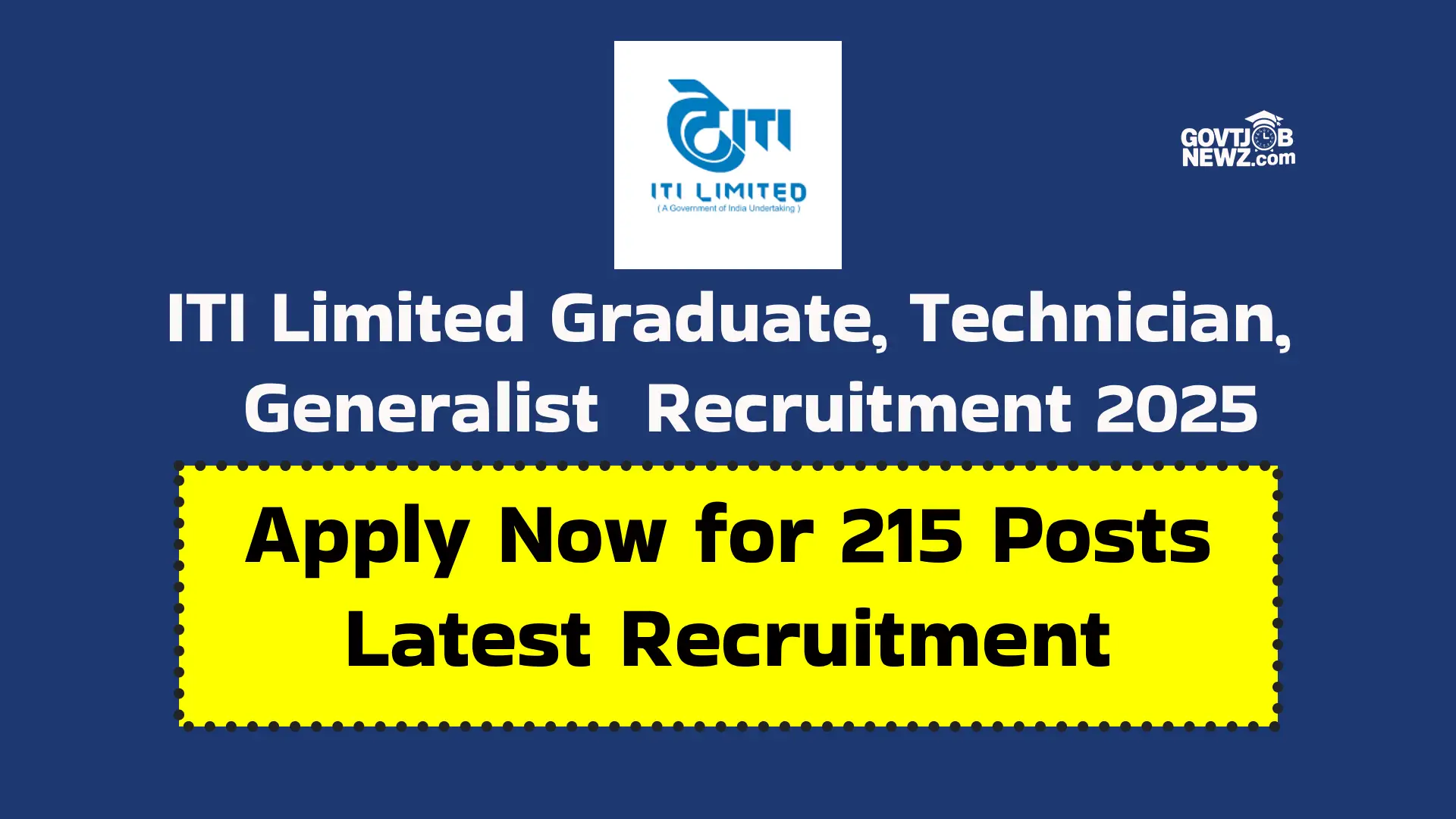 ITI Young Professional Recruitment 2025