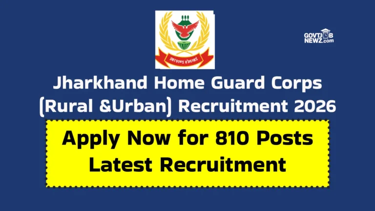 Jharkhand Home Guard Recruitment 2026