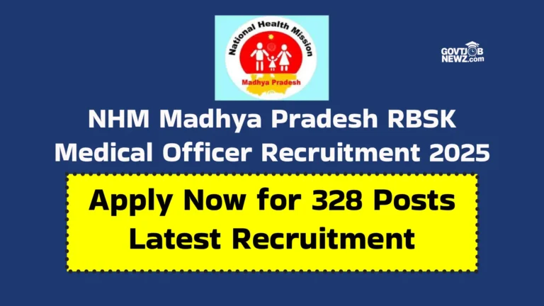 NHM Medical Officer Recruitment 2025