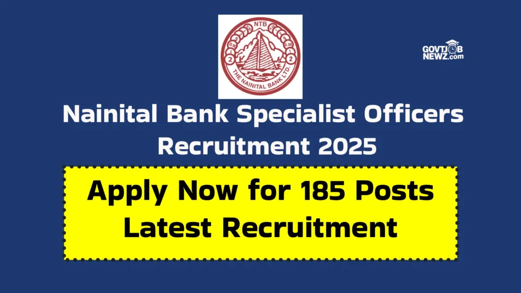 Nainital Bank Specialist Officers Recruitment 2025