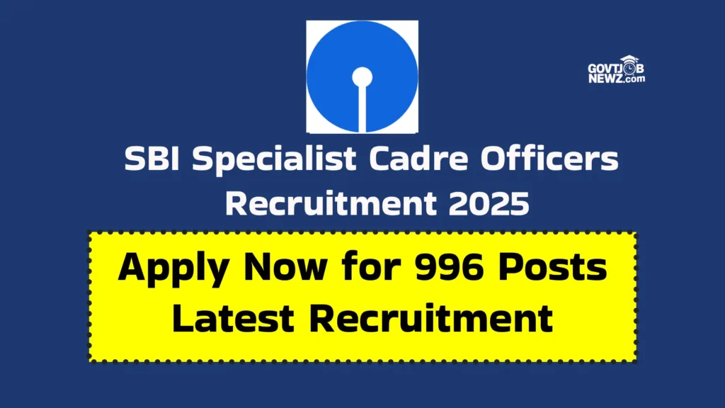 SBI SCO Recruitment 2025