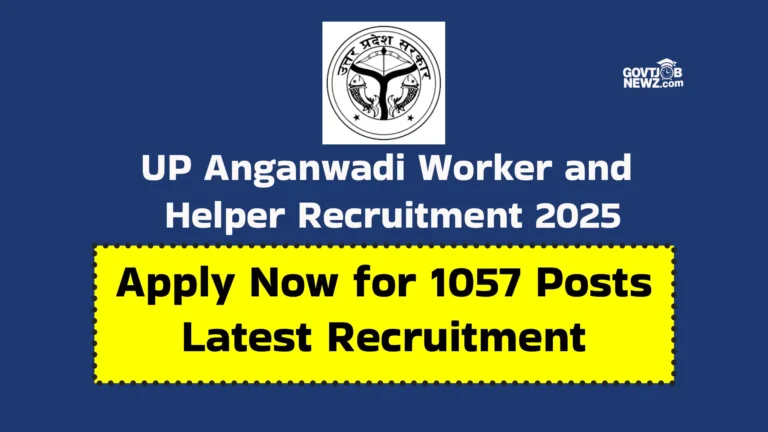 UP Anganwadi Recruitment 2025