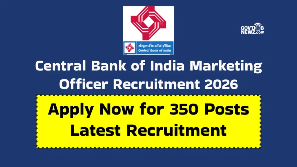 Central Bank Marketing Officer Recruitment 2026