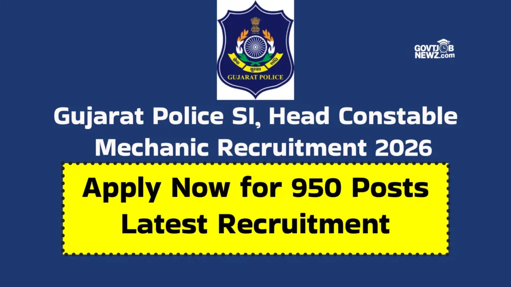 GPRB Police SI Recruitment 2026