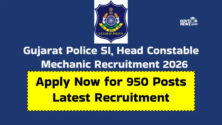 GPRB Police SI Recruitment 2026