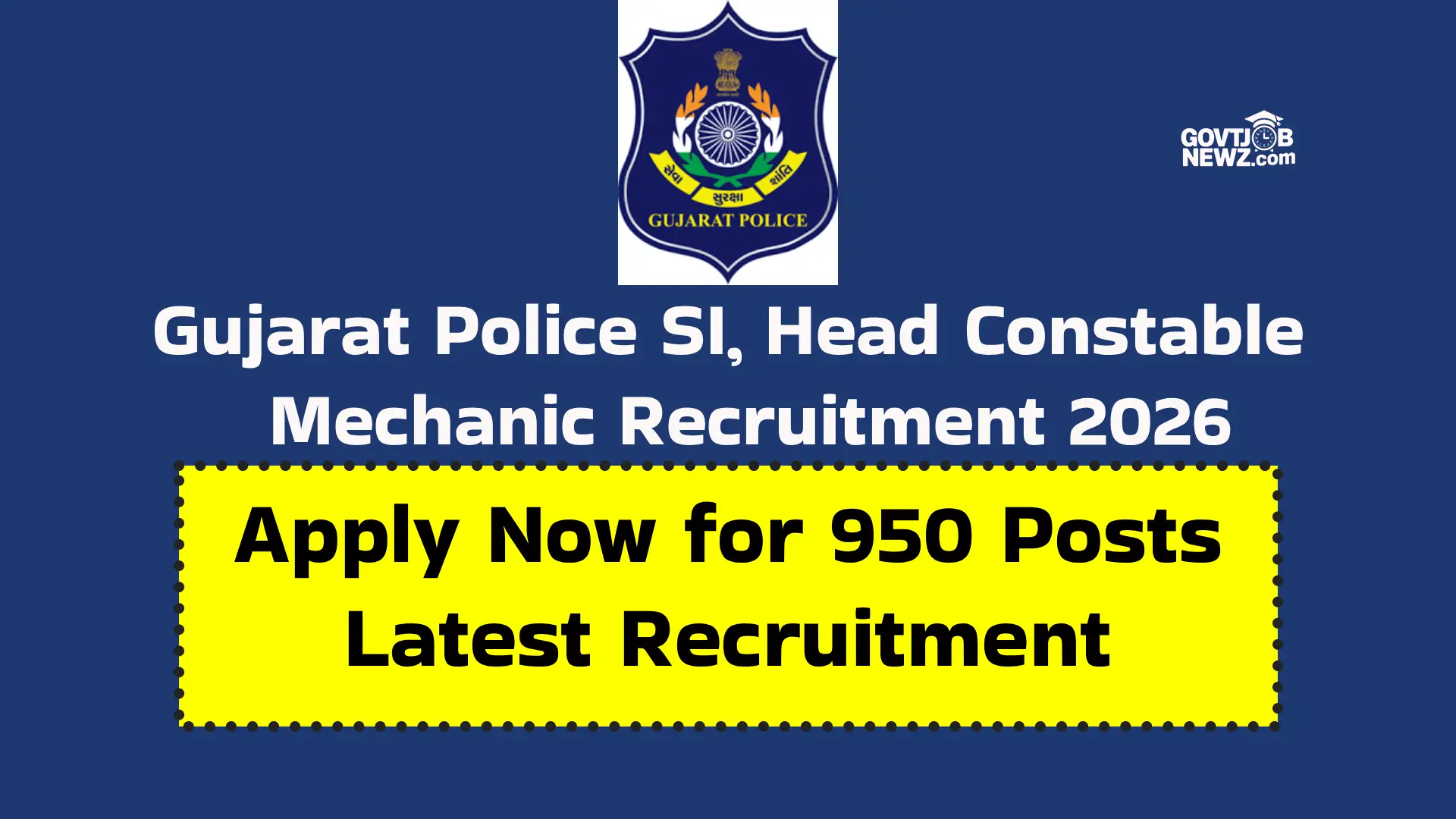 GPRB Police SI Recruitment 2026