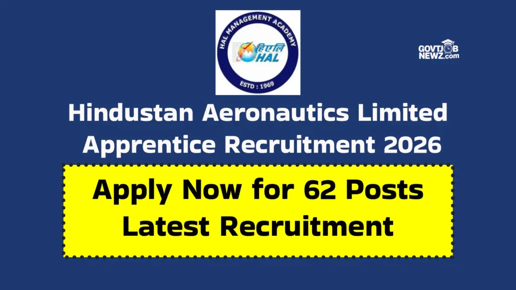 HAL Apprentices Recruitment 2026 