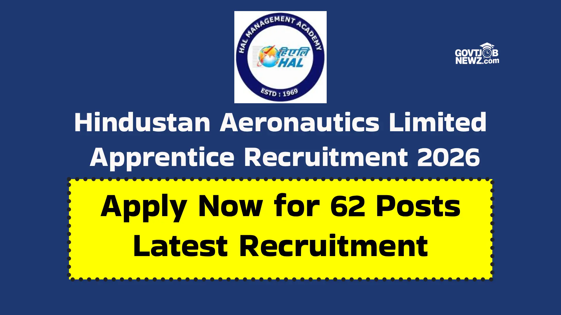 HAL Apprentices Recruitment 2026