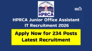 HPRCA Junior Office Assistant Recruitment 2026 Apply Online 234 Posts