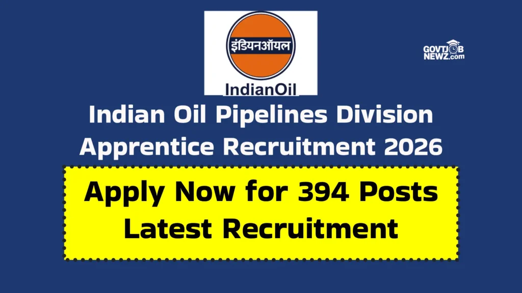 IOCL Pipelines Division Recruitment 2026