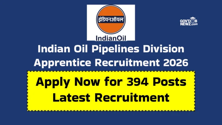 IOCL Pipelines Division Recruitment 2026