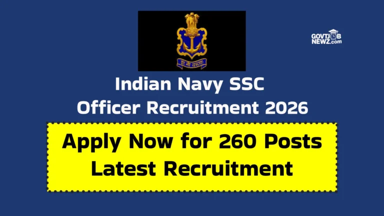 Indian Navy Officer Recruitment 2026
