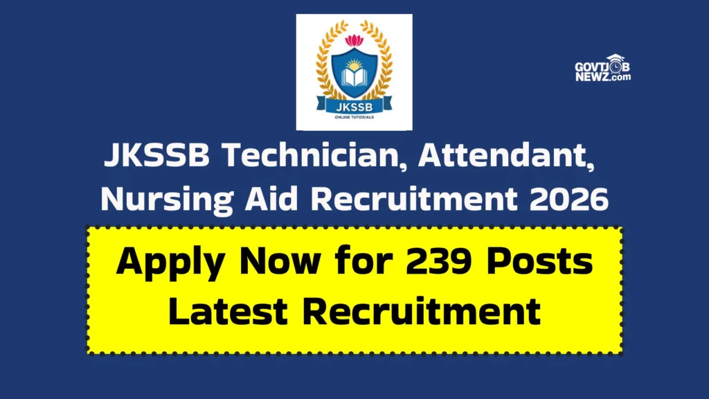 JKSSB Recruitment 2026