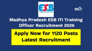MPESB ITI Training Officer Recruitment 2026