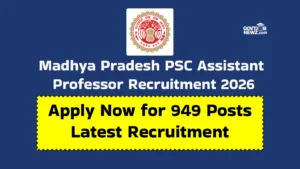 MPPSC Assistant Professor Recruitment 2026