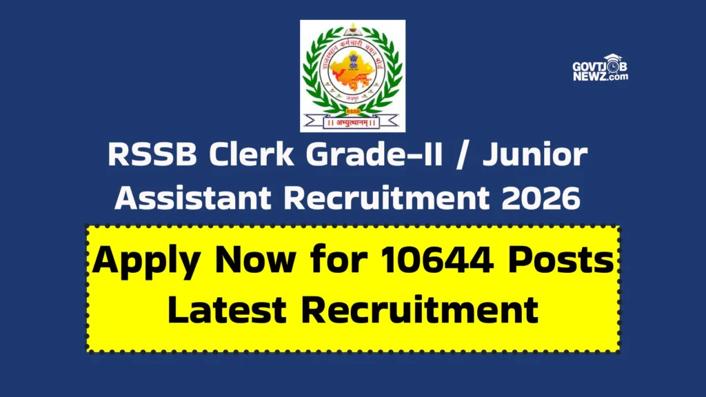RSSB Clerk Recruitment 2026 