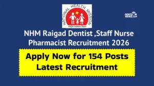 Raigad Pharmacist Recruitment 2026 Apply Offline 154 Posts