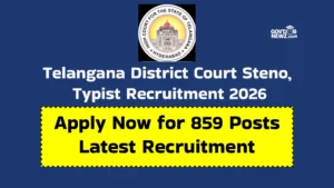 Telangana District Court Recruitment 2026 Apply Online 859 Posts