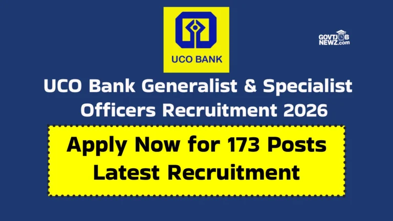 UCO Bank Generalist Recruitment 2026