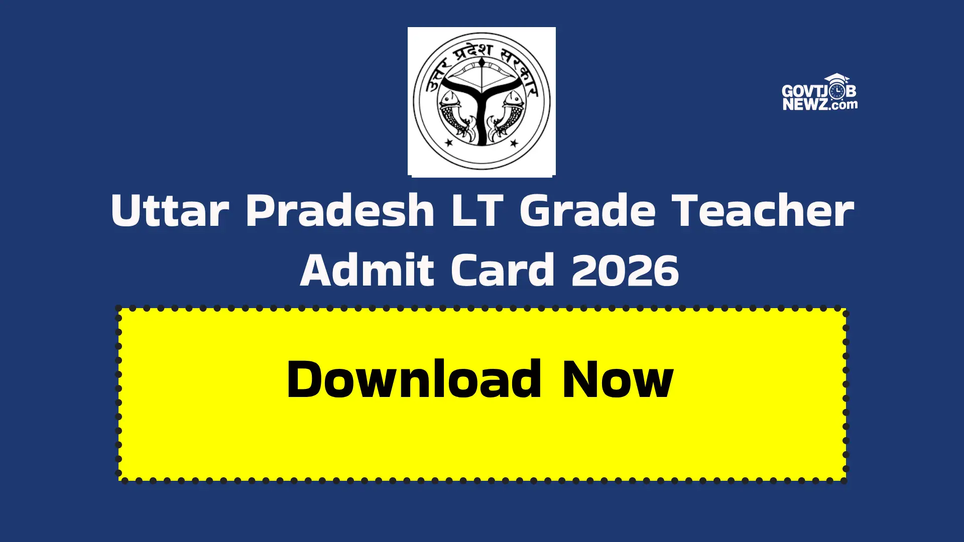 UP LT Grade Admit Card 2026